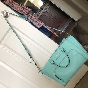 ⭐️ AUTHENTIC ⭐️ Kate Spade teal leather purse